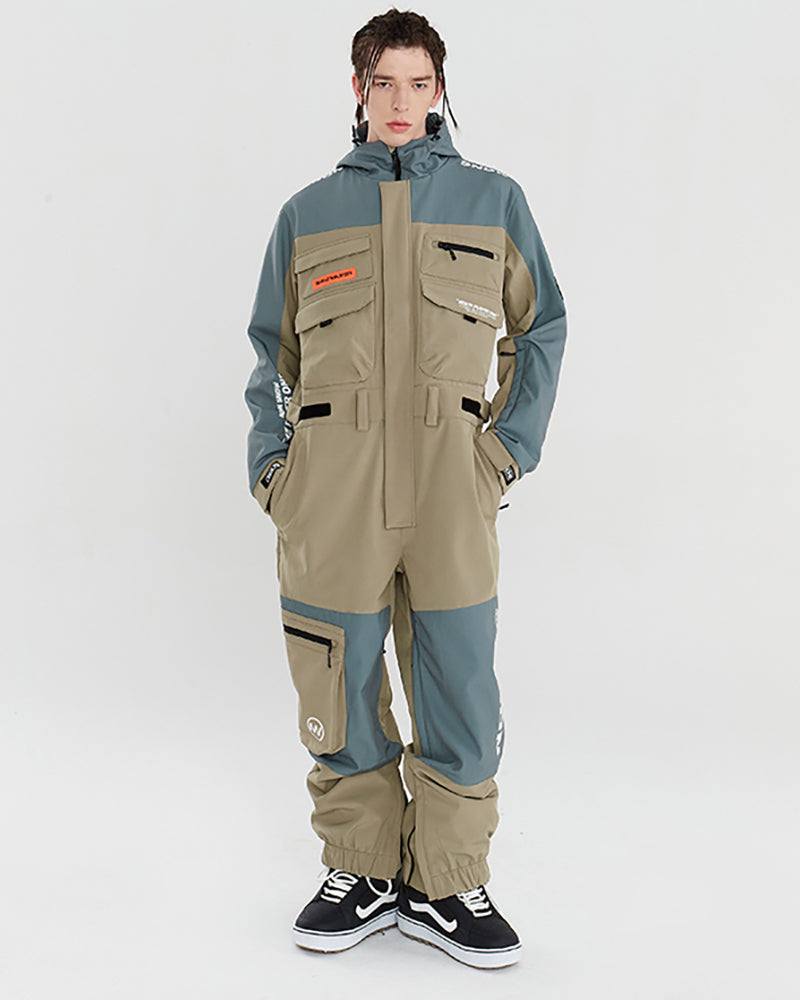 Ski Wear Snow Outfits One Piece Snow Suit -Unisex
