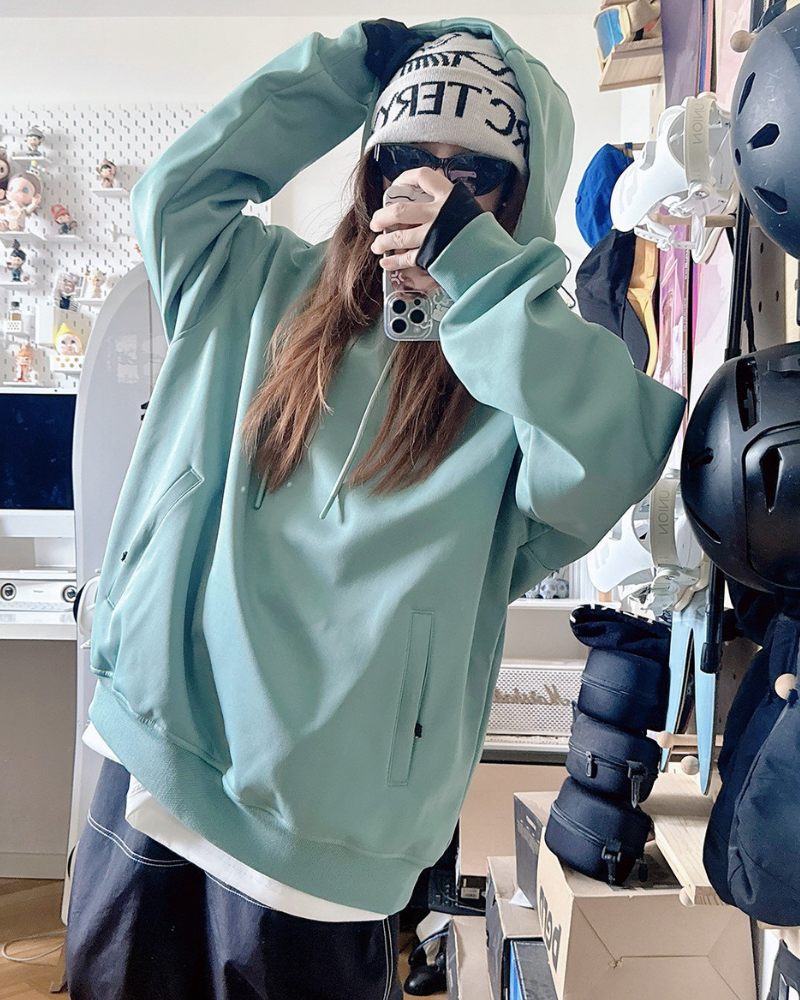 Ski Wear Loose Fit Waterproof Snowboard Ski Hoodie - Unisex