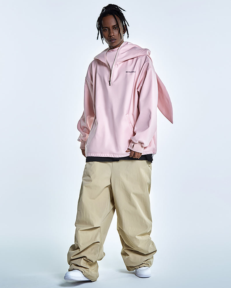 Ski Wear Outdoor Adorable Bunny Ears Warm Hoodie -Unisex