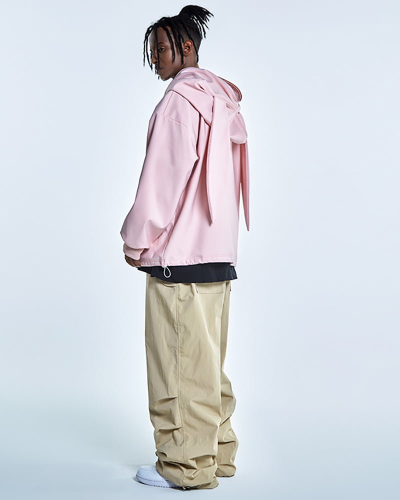 Ski Wear Outdoor Adorable Bunny Ears Warm Hoodie -Unisex