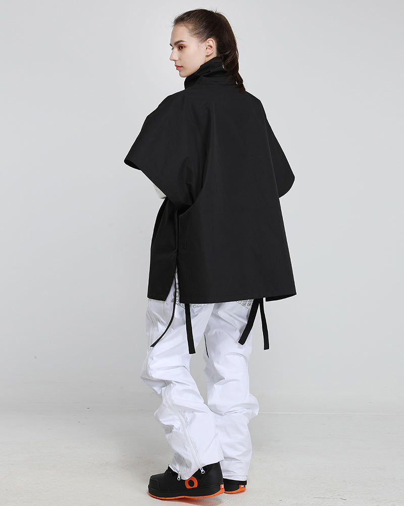 Ski Wear Outdoor Cloak Baggy Ski Jacket -Unisex