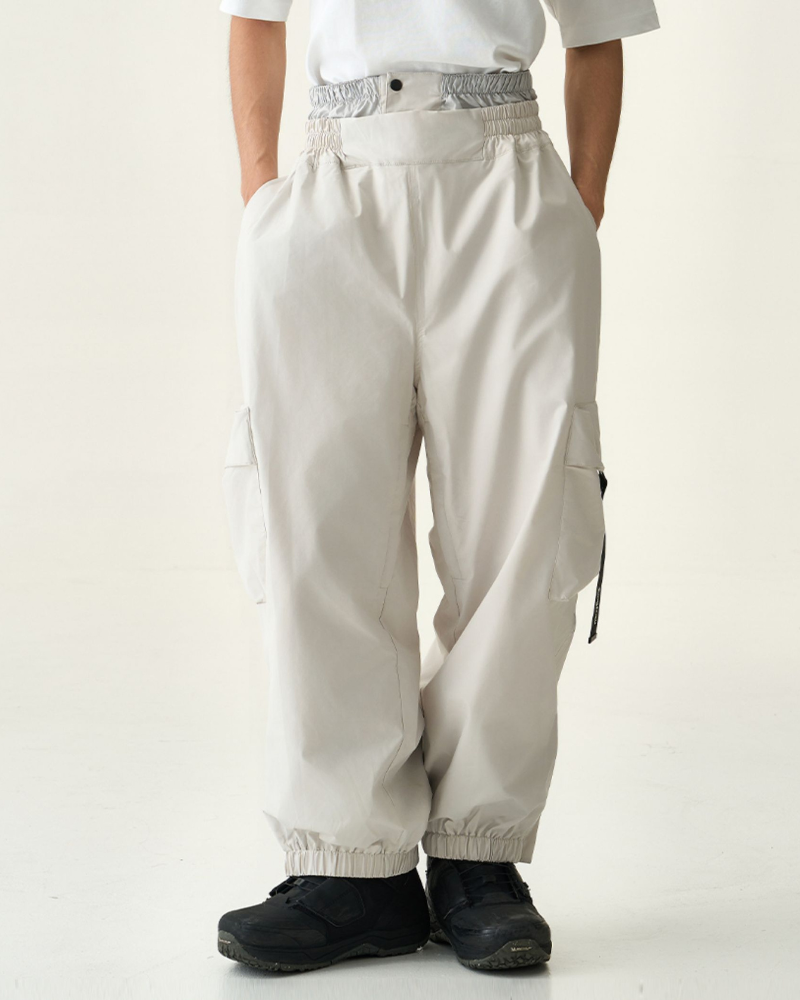 Ski Wear Insulated Cargo Snow Pants -Unisex