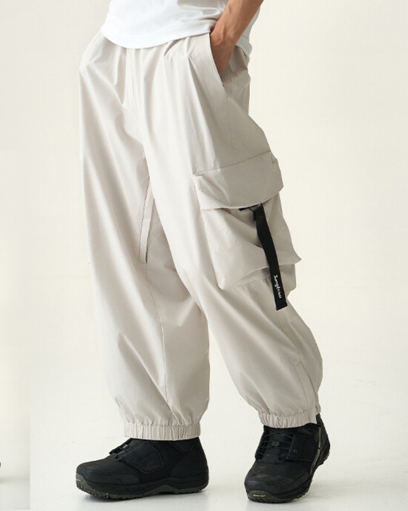 Ski Wear Insulated Cargo Snow Pants -Unisex