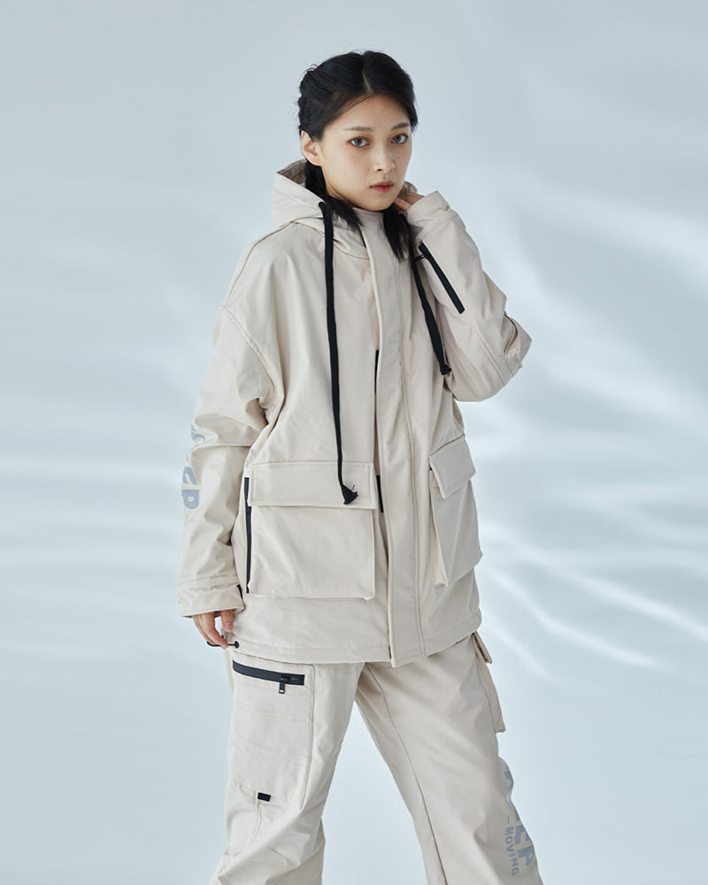Ski Wear Snowboard Gear Cargo Jacket&Pants Snow Suit - Women&