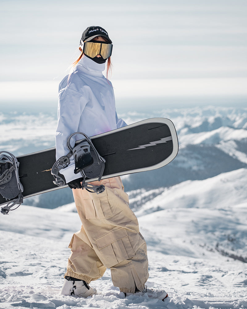 Ski Wear Snow Outfits Baggy Cargo Snow Pants - Unisex