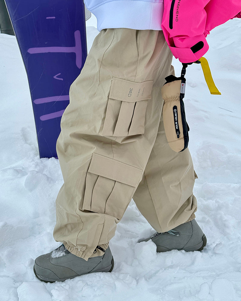 Ski Wear Snow Outfits Baggy Cargo Snow Pants - Unisex