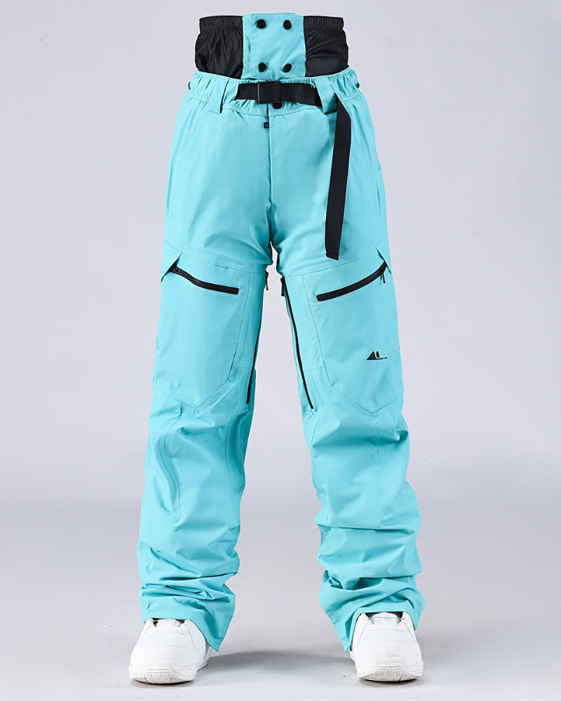 Ski Wear Outdoor Sports Cargo Snow Pants -Unisex