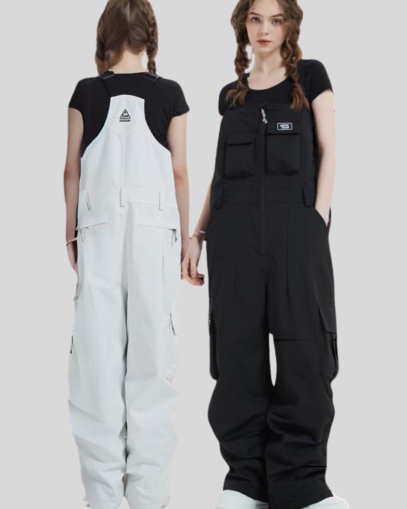 Ski Wear Snowboard Outfit Unisex Cargo Snow Suit -Women&