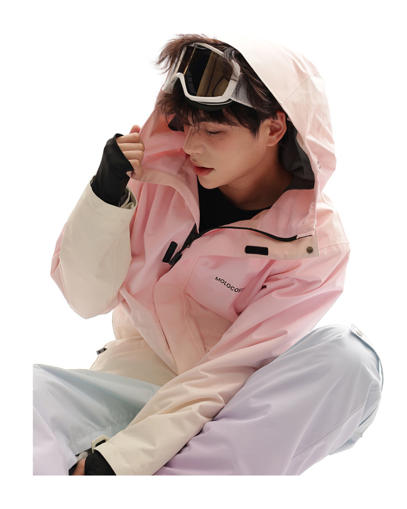 Ski Wear Snow Gear Rainbow Unicorn Snow Suit -Unisex