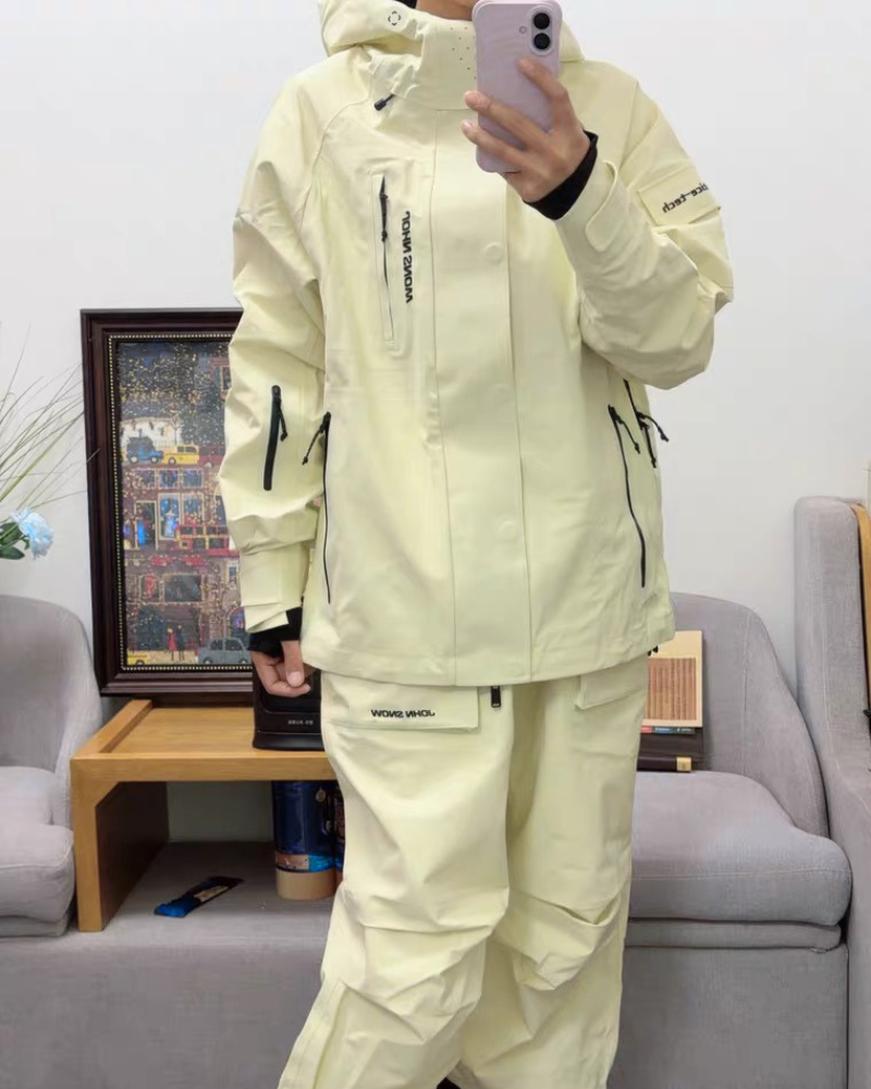 Ski Wear 3L Waterproof Windproof Hardshell Snowboard Suit -Unisex