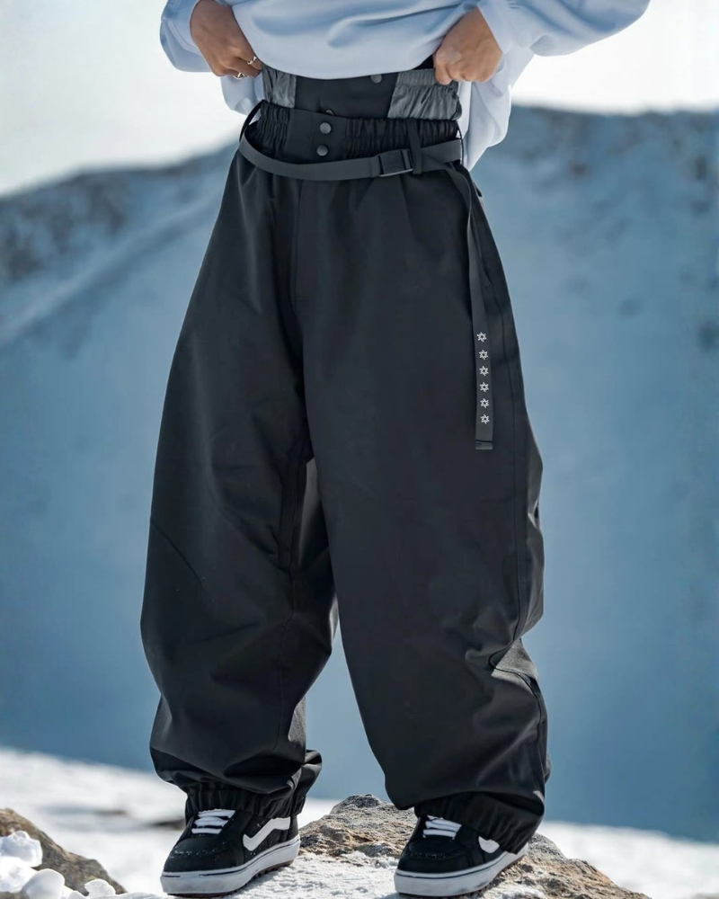 Ski Wear Snowboard Windproof Baggy Ski Pants -Unisex