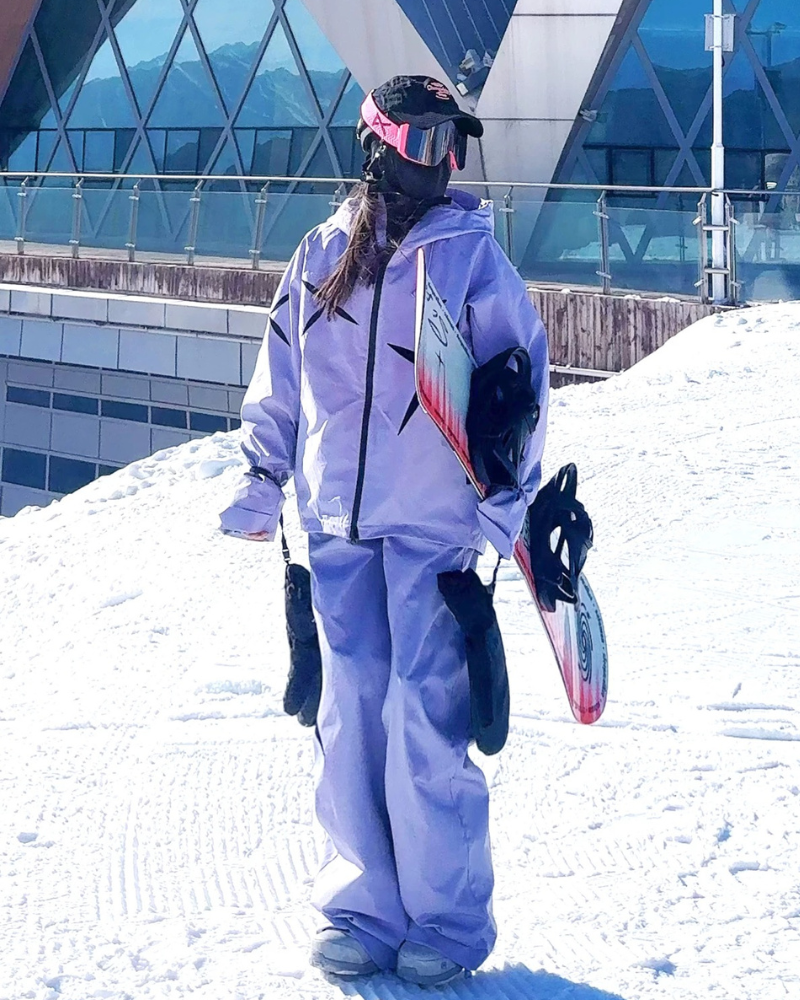 Ski Wear Starry Windproof Waterproof Ski Suit -Unisex