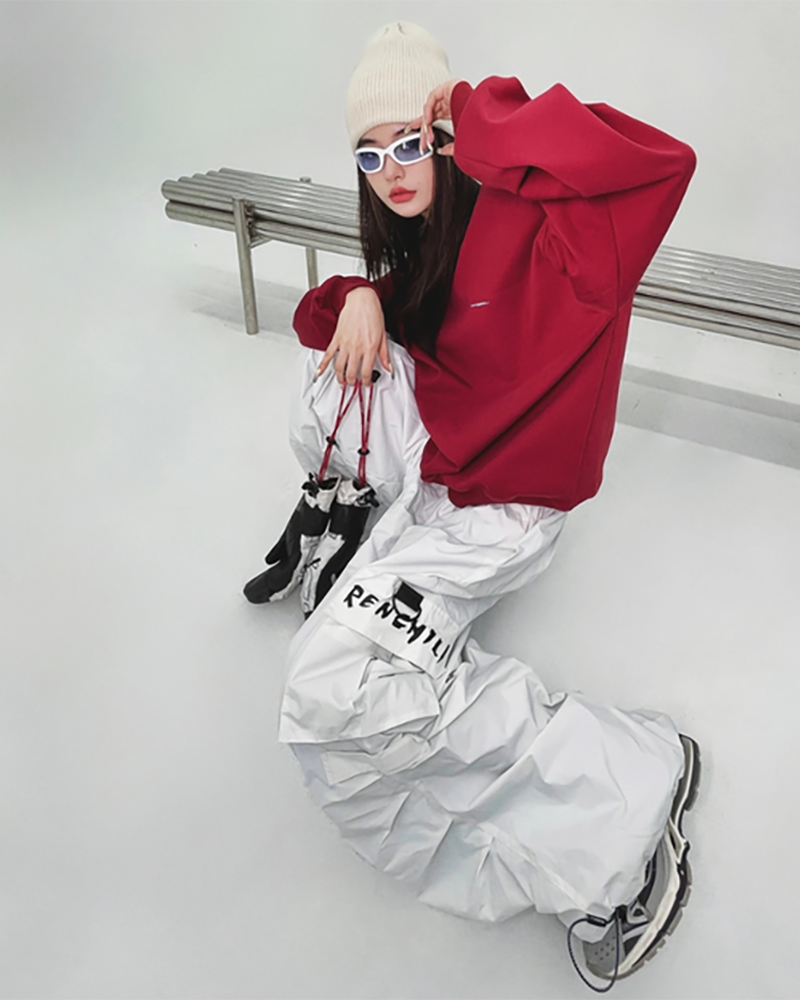 Ski Wear Sport Thick Baggy Snow Pants - Unisex