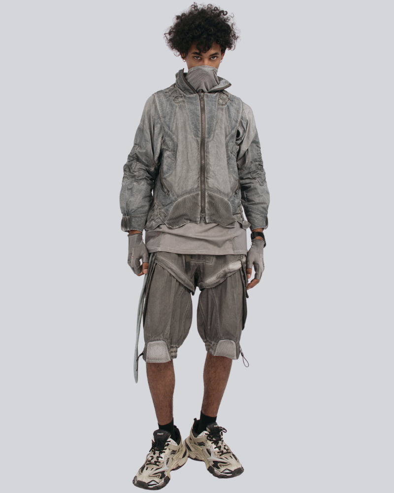 Steampunk Wasteland Disassembled Cargo Shorts