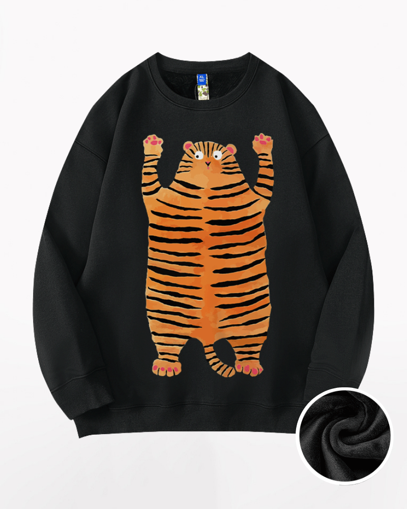 Street Crew Neck Oversized Sweatshirt