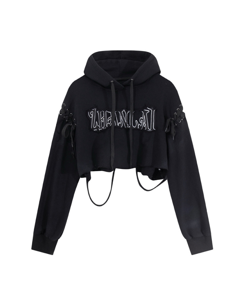 Street Subculture Cat Ear Women’s Cropped Hoodie