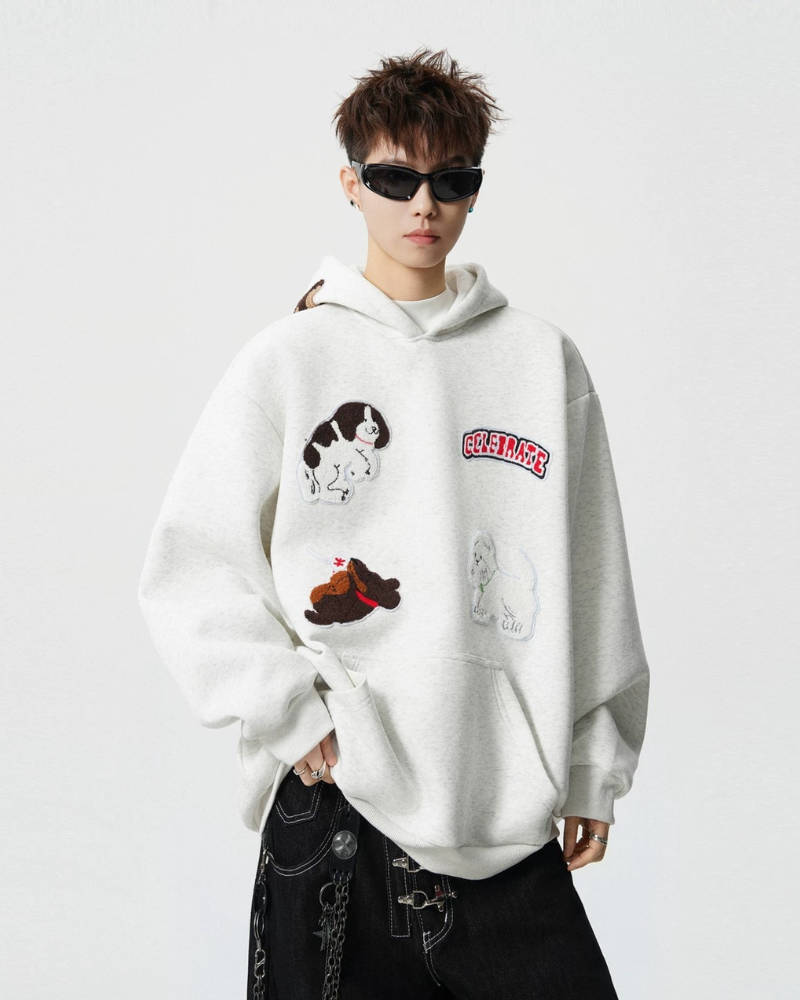 Streetwear Cartoon Graffiti Hoodie