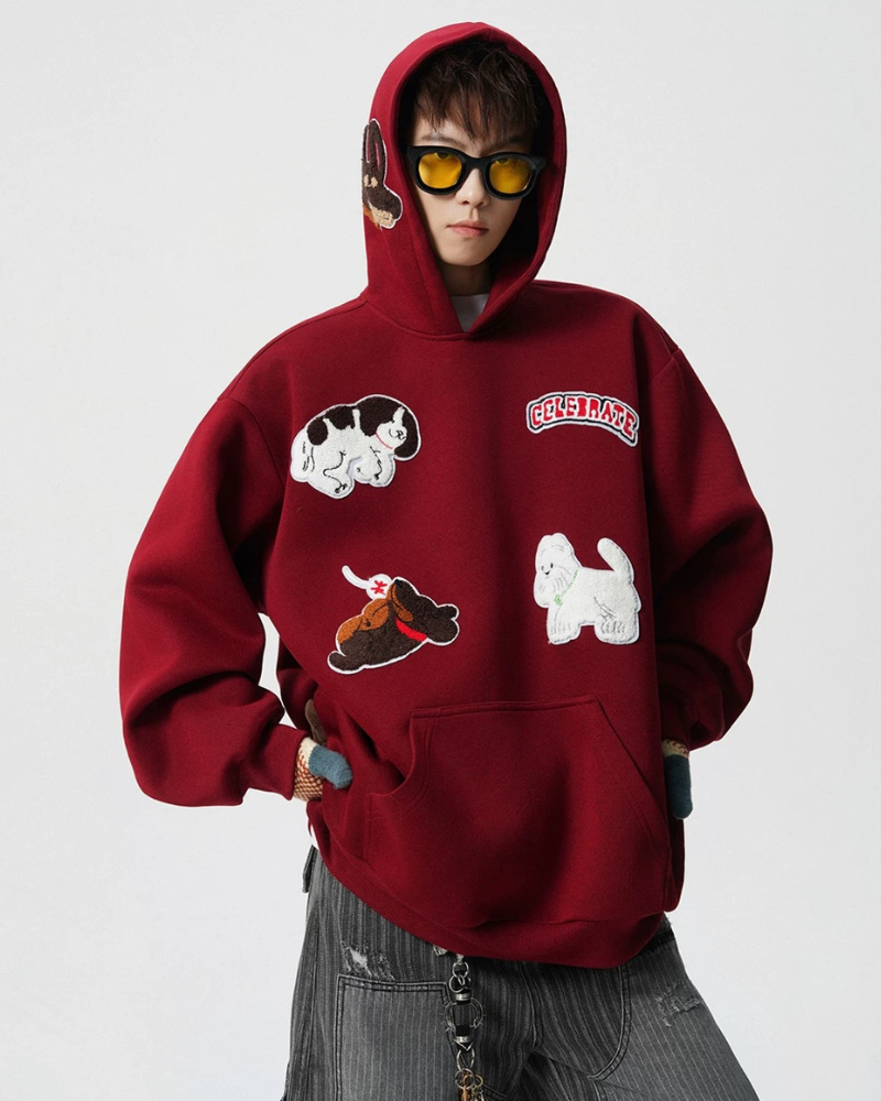 Streetwear Cartoon Graffiti Hoodie