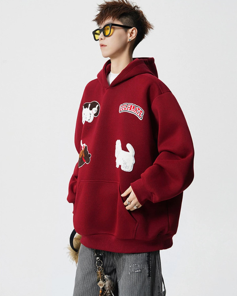 Streetwear Cartoon Graffiti Hoodie