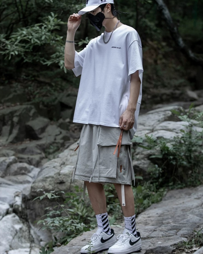 Streetwear Detachable Pocket Cargo Shorts