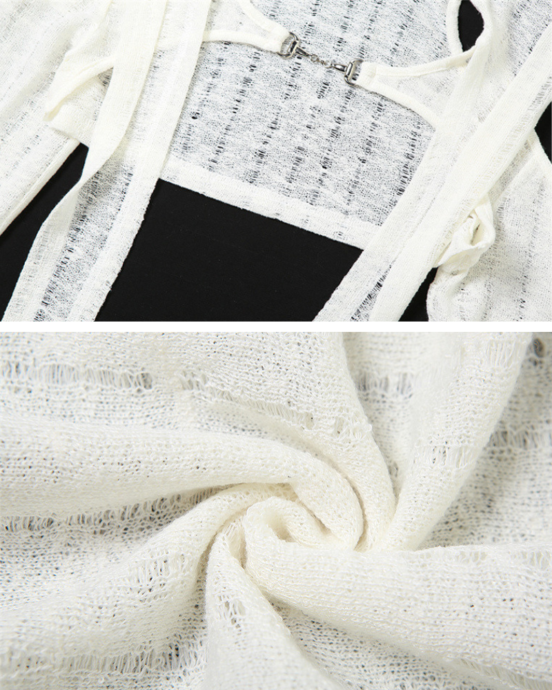 Streetwear Opium Style Hood Blouse Crop Top