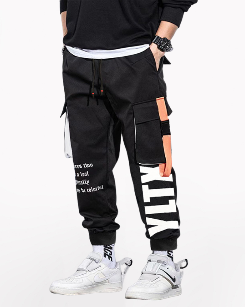 Streetwear-Letter-Ribbon-Cargo Streetwear-Letter-Ribbon-Cargo