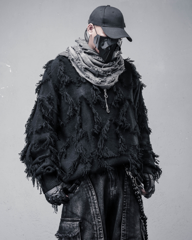 Streetwear Loose Lazy Style Tassel Sweater