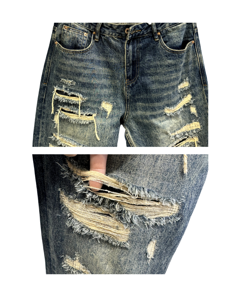 Streetwear Ripped Y2K Jeans