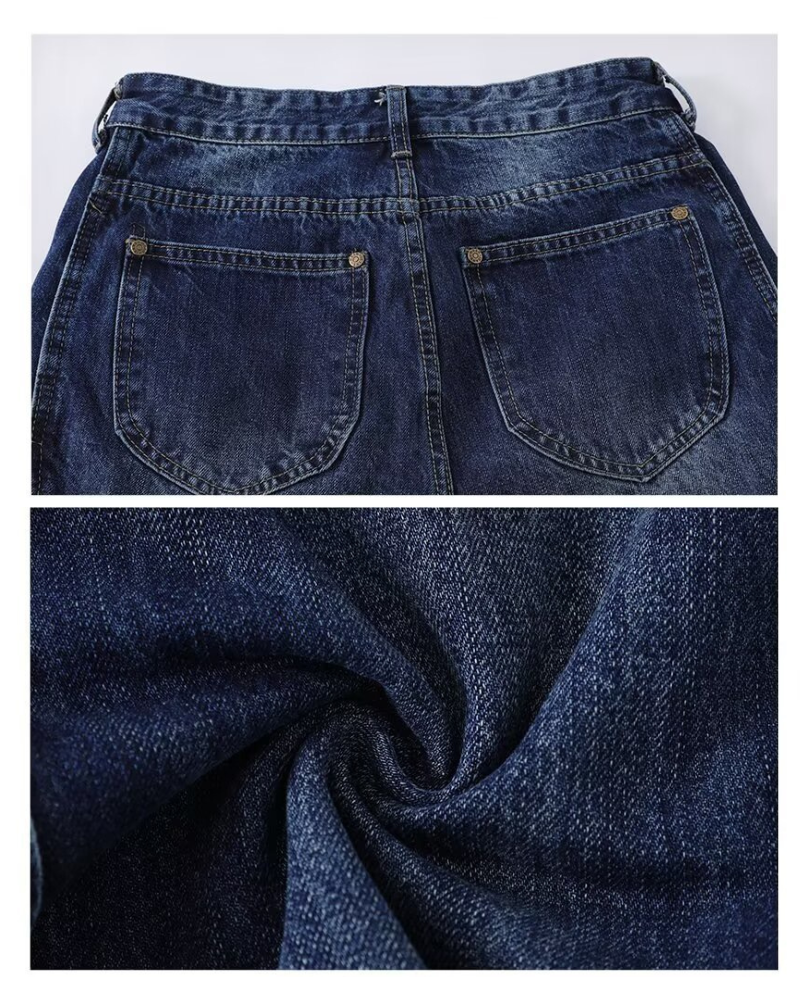 Streetwear Loose Wave Y2K Jeans