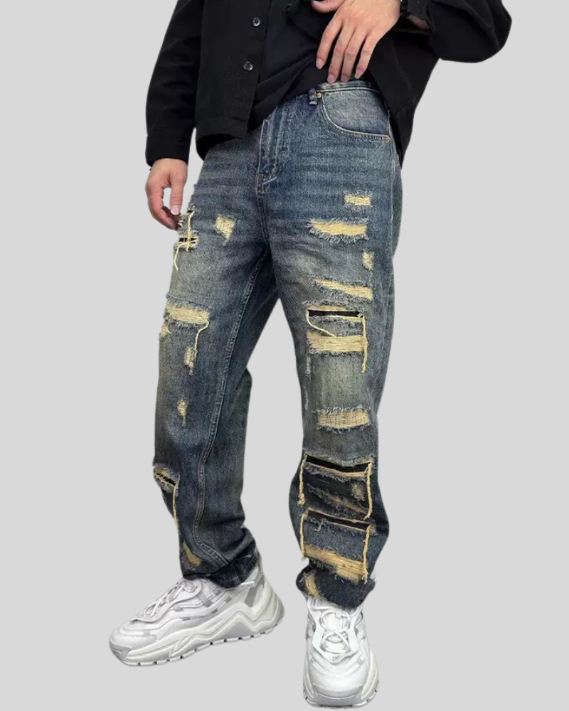 Streetwear Ripped Y2K Jeans