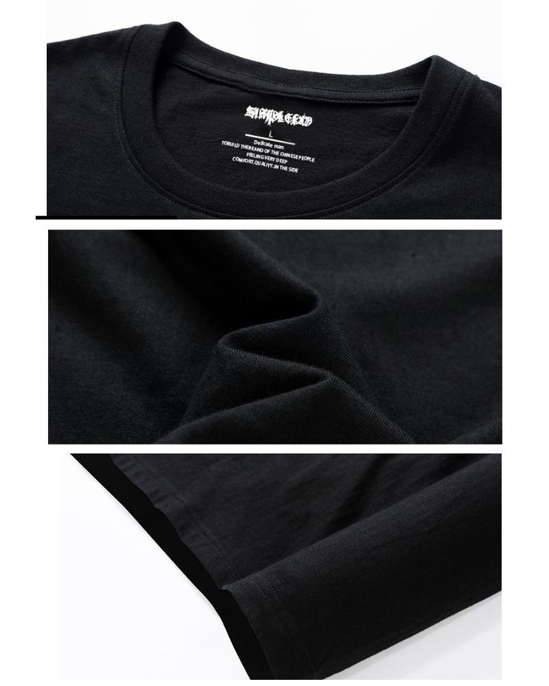 Streetwear Opium Style Rock Hardcore Cotton Skull T-Shirt