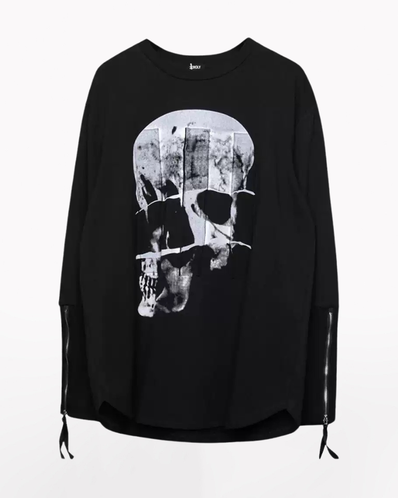Streetwear Skeleton Long Sleeve T-Shirt