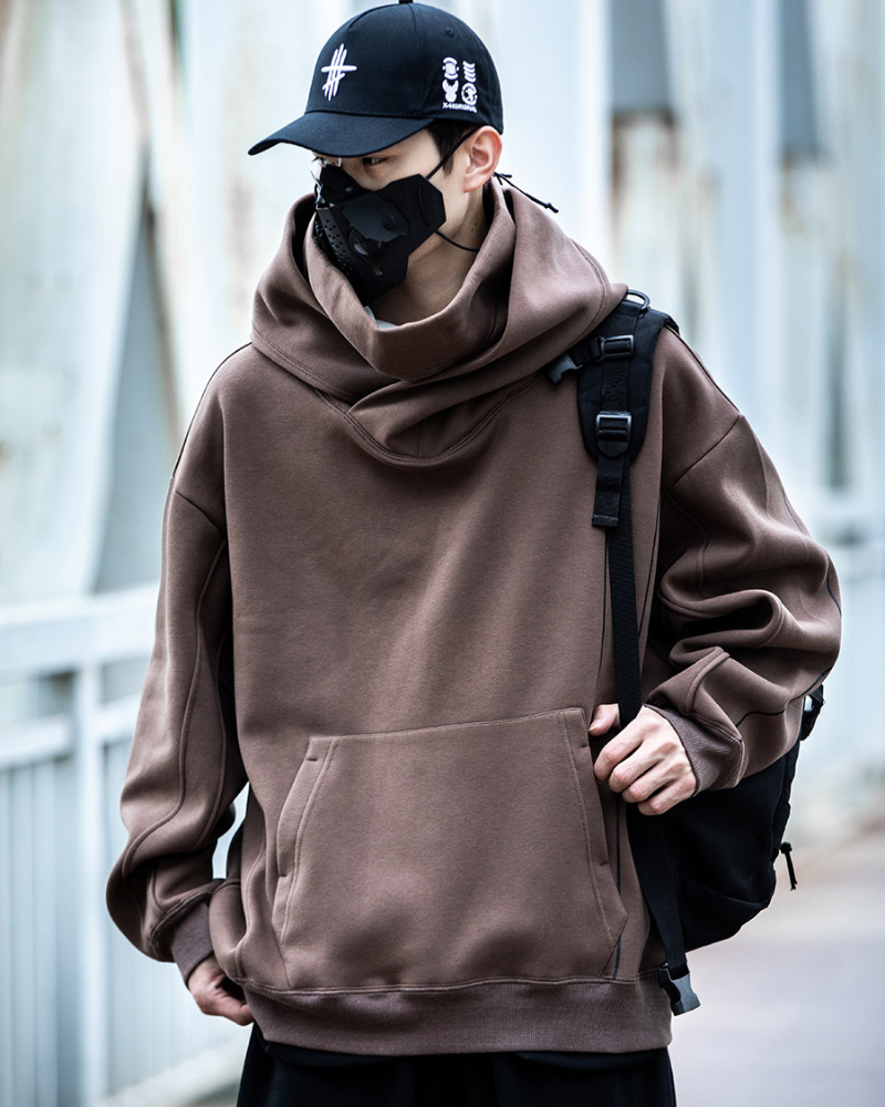 Streetwear Turtleneck Unisex Hoodie
