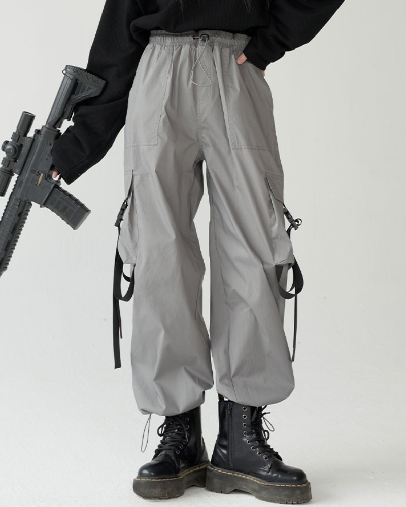 Streetwear Utility Pockets Women&