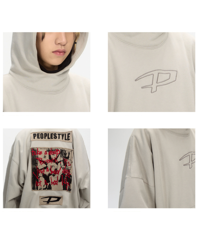 Streetwear Warm Letter-Print Unisex Y2K Hoodie