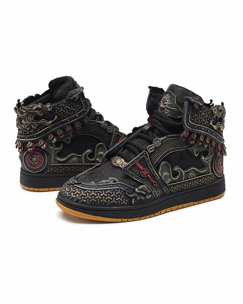 Techwear Armor High-Top Sneakers