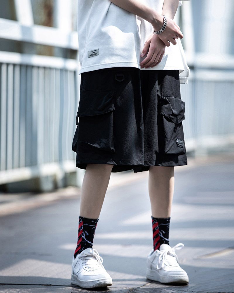 Streetwear Summer Loose-fitting Cargo Shorts