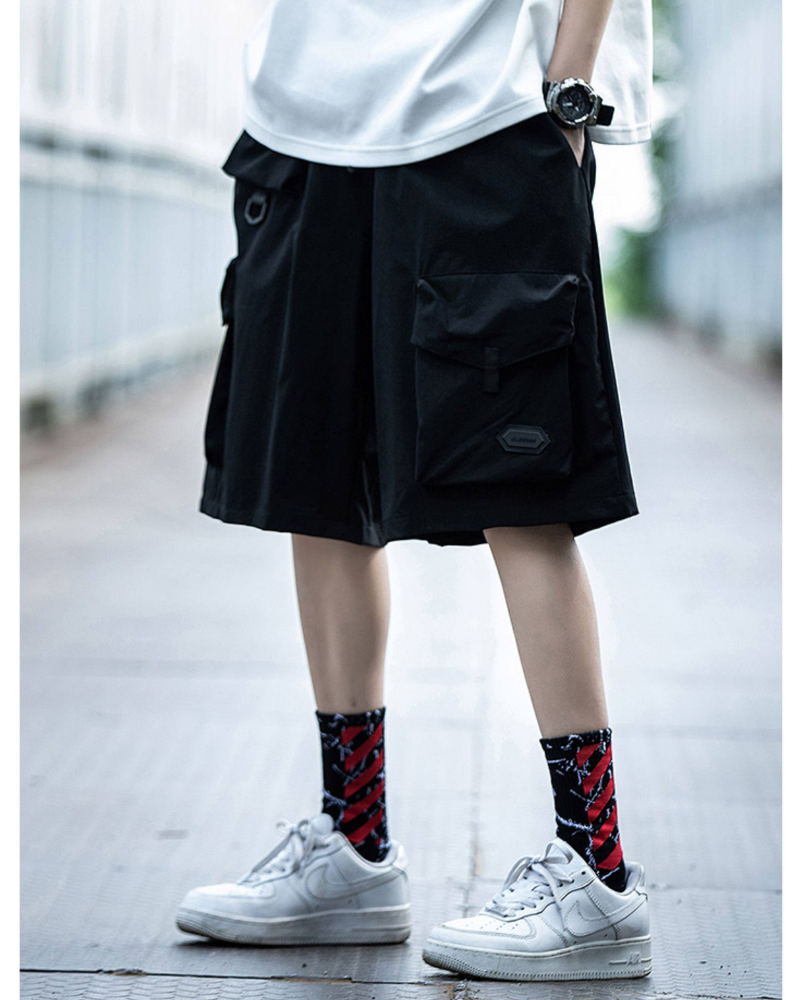 Streetwear Summer Loose-fitting Cargo Shorts
