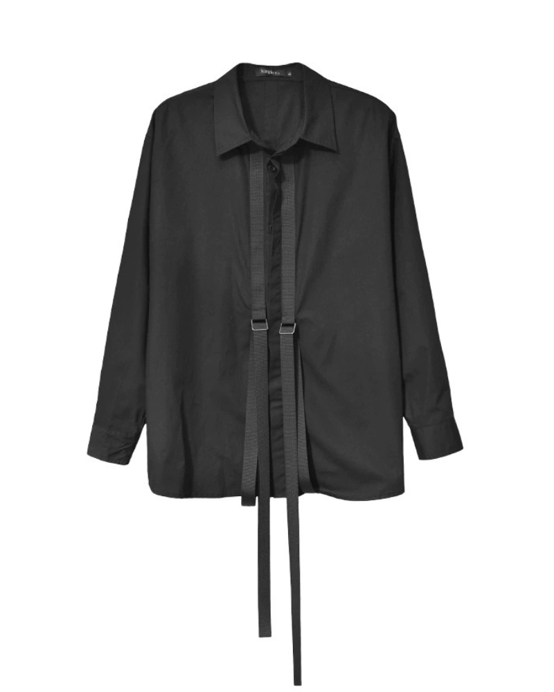 Streetwear Summer Ribbon Loose Fit Shirt