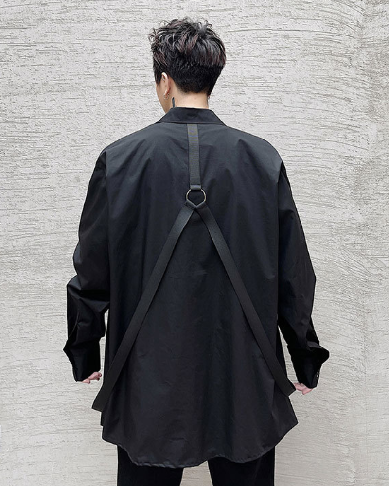 Streetwear Summer Ribbon Loose Fit Shirt