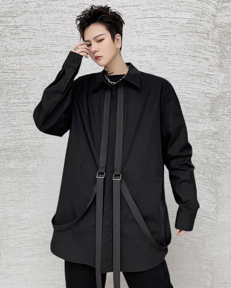 Streetwear Summer Ribbon Loose Fit Shirt