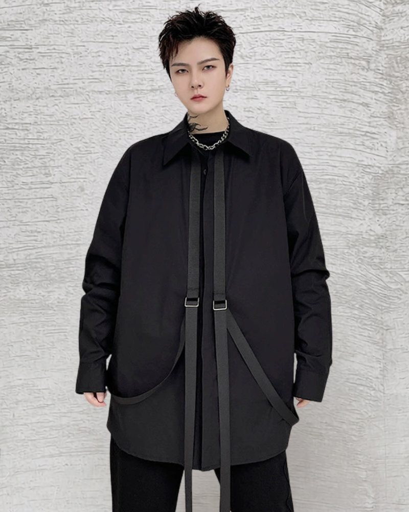 Streetwear Summer Ribbon Loose Fit Shirt