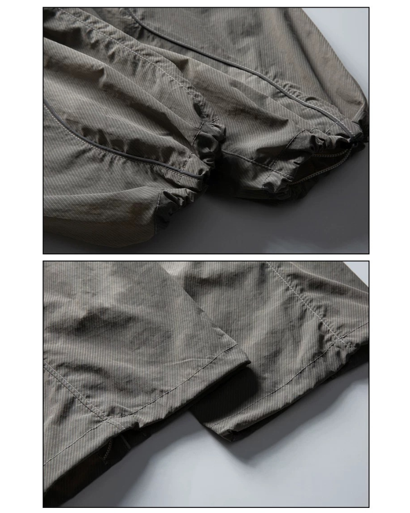 Streetwear Reflective Wide Leg Outdoor Hiking Pants