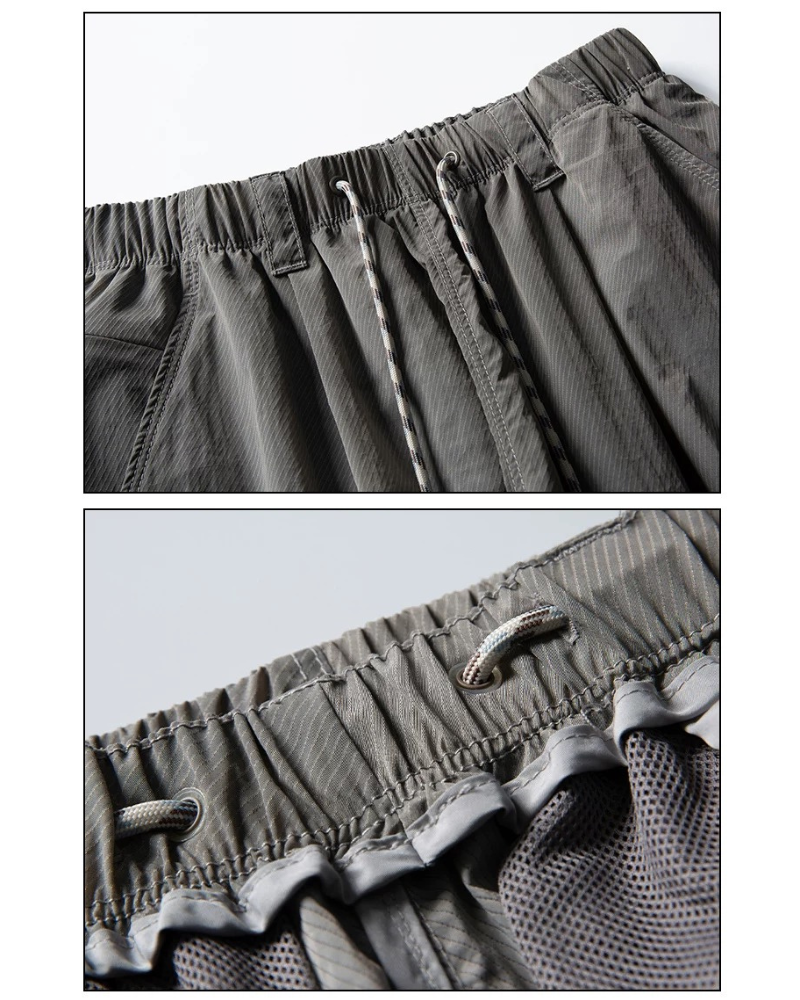 Streetwear Reflective Wide Leg Outdoor Hiking Pants