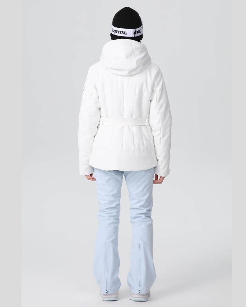 Ski Wear Stretch Fabric Slim Fit Ski Jacket -Women&