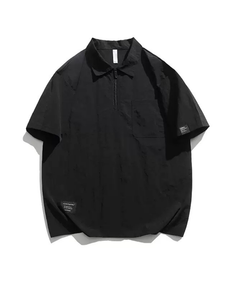 Summer Outdoor Quick-Drying Breathable Polo-Neck T-Shirt