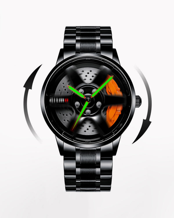 Techwear 3D Hollow Out Spinning Luminous Watch