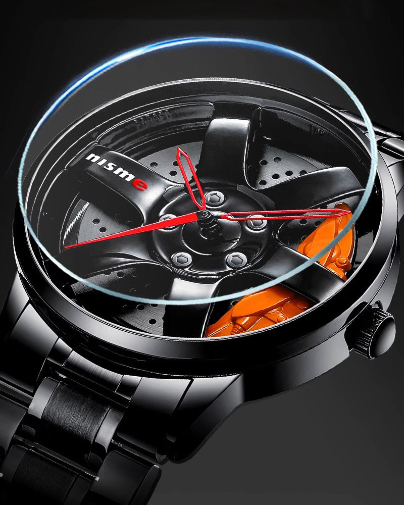Techwear 3D Hollow Out Spinning Luminous Watch