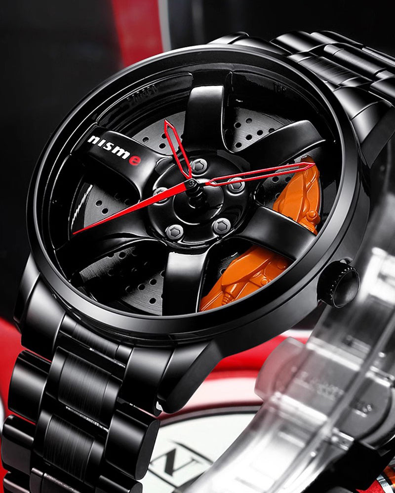 Techwear 3D Hollow Out Spinning Luminous Watch