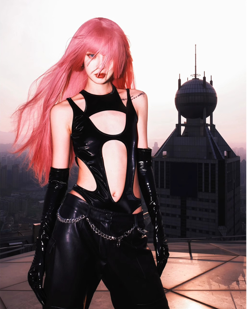 cut-out-bodysuit,rave bodysuit,corset bodysuit,black bodysuits,body suit shorts,shorts bodysuit,long sleeve bodysuit,skeleton bodysuit,cyber bodysuit